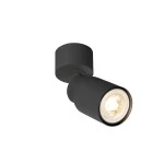 SLV 1008284 PURI 2.0 Tube, Wand- und Deckenaufbauleuchte, 1x max. 6 W GU10, schwarz 