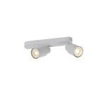SLV 1008311 PURI 2.0 Tube, Wand- und Deckenaufbauleuchte, asymmetrisch, 2 x max. 6 W GU10, grau 