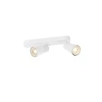 SLV 1008314 PURI 2.0 Cone, Wand- und Deckenaufbauleuchte, asymmetrisch, 2 x max. 6 W GU10, weiß 
