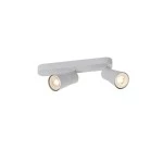 SLV 1008315 PURI 2.0 Cone, Wand- und Deckenaufbauleuchte, asymmetrisch, 2 x max. 6 W GU10, grau 