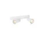 SLV 1008318 PURI 2.0 Dome, Wand- und Deckenaufbauleuchte, asymmetrisch, 2 x max. 6 W GU10, weiß 