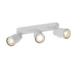 SLV 1008323 PURI 2.0 Tube, Wand- und Deckenaufbauleuchte, long, 3 x max. 6 W GU10, grau 