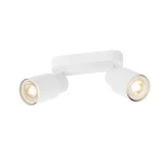 SLV 1008363 PURI 2.0 Tube, Wand- und Deckenaufbauleuchte, long, 2 x max. 6 W GU10, weiß 