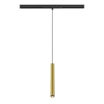 SLV 1008458 GRIP! S, 48V Pendelleuchte, Pendellänge 200 cm, 2700 K, 29°, DALI, gold / schwarz 