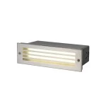 SLV 1008481 BRICK MESH, Wandeinbauleuchte, rechteckig, 3000 K, 5 W, IP55, schwarz 