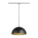 SLV 1008539 FORCHINI M 40 TRACK, 1~ Pendelleuchte, E27, Pendellänge 150 cm, Adapter silbergrau, 1x max. 40 W, matt schwarz / matt gold 