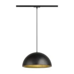 SLV 1008540 FORCHINI M 40 TRACK, 1~ Pendelleuchte, E27, Pendellänge 150 cm, Adapter schwarz, 1x max. 40 W, matt schwarz / matt gold 