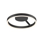 SLV 1008547 ONE, Wand- und Deckenaufbauleuchte, rund, 2700/3000 K, 14 W, PHASE, 130°, schwarz 