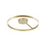 SLV 1008548 ONE, Wand- und Deckenaufbauleuchte, rund, 2700/3000 K, 23 W, PHASE, 130°, messing 