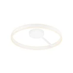 SLV 1008555 ONE, Wand- und Deckenaufbauleuchte, rund, 2700/3000 K, 23 W, DALI, Touch, 130°, weiß 