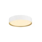 SLV 1008579 DECONA 30, Deckenaufbauleuchte, rund, 2700/3000 K, 18 W, PHASE, weiß / gold 