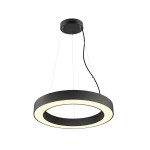 SLV 1008591 MEDO® RING 60, Pendelleuchte, Pendellänge 300 cm, 3000/4000 K, 110°, PHASE, schwarz 