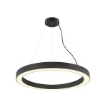 SLV 1008593 MEDO® RING 90, Pendelleuchte, Pendellänge 300 cm, 3000/4000 K, 110°, DALI, Touch, schwarz 