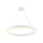 SLV 1008594 MEDO® RING 90, Pendelleuchte, Pendellänge 300 cm, 3000/4000 K, 110°, DALI, Touch, weiß 