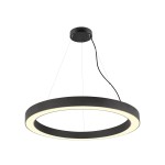 SLV 1008595 MEDO® RING 90, Pendelleuchte, Pendellänge 300 cm, 3000/4000 K, 110°, PHASE, schwarz 