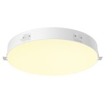 SLV 1008636 MEDO® 90, Deckeneinbauleuchte, frameless, 3000/4000 K, 80°, IP20, rund, weiß 