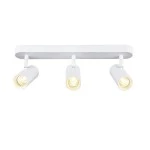 SLV 1008711 NOBLO®, Wand- und Deckenaufbauleuchte, triple, rund, 3000 K, 19 W, PHASE, 32°, weiß 
