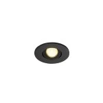 SLV 113970 NEW TRIA 45 Einbauleuchte LED 3000 K rund schwarz 30° inkl. Treiber Clipfedern 
