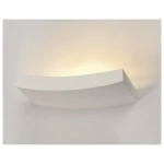 SLV 148012 PLASTRA, Wandleuchte, weißer Gips, QT-DE12, max. 100 W 