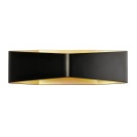 SLV 151740 CARISO Wandleuchte LED 2700K schwarz/gold 2x 9W 