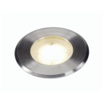 SLV 228412 DASAR® FLAT 80 Outdoor Bodeneinbauleuchte LED 3000K IP67 rund edelstahl gebürstet 3,5W 