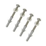 SLV 228754 SCHRAUBENSET edelstahl M5 inkl. Dübel und Unterlegscheiben 