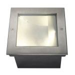 SLV 229383 DASAR® 255 Outdoor Bodeneinbauleuchte LED 3000K IP67 edelstahl 316 asymmetrisch 34W 