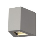 SLV 229664 OUT-BEAM Outdoor Wandleuchte LED 3000K Beam up/Flood down silbergrau IP44 