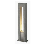 SLV 231420 ARROCK ARC Outdoor Standleuchte QPAR51 IP44 salt & pepper Granit max. 35W 