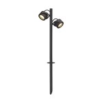 SLV 231535 SITRA 360 SPIKE Outdoor Spiessleuchte zweiflammig TCR-TSE IP44 anthrazit max. 18W 