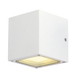 SLV 232531 SITRA CUBE Outdoor Wandleuchte TCR-TSE IP44 weiß max. 18W 