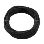 SLV 961270 PVC-LEITUNG MIT STOFFMANTEL, 3-polig, 10 m, schwarz 