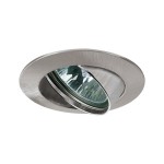 Paulmann 179.55 Premium Einbauleuchte schwenkbar rund 83mm 30° GX5,3 max. 50W 230/12V dimmbar Eisen gebürstet 
