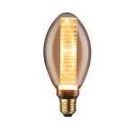 Paulmann 286.01 LED Vintage-Birne B75 Inner Glow 4W E27 Gold mit Innenkolben Ringmuster 