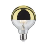 Paulmann 286.75 LED Globe 6,5W E27 Kopfspiegel Gold Warmweiß dimmbar 