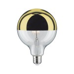 Paulmann 286.78 LED Globe 6,5W E27 Kopfspiegel Gold Warmweiß dimmbar 