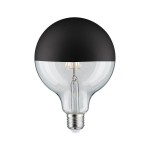 Paulmann 286.79 LED Globe 6,5W E27 Kopfspiegel Schwarz matt Warmweiß dimmbar 