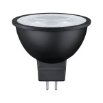 Paulmann 288.72 Standard 12V LED Reflektor GU5,3 1er-Set 445lm 6,5W 4000K dimmbar Schwarz matt 