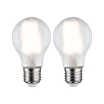 Paulmann 289.24 LED Birne Filament Non Dim E27 230V 2x806lm 2x7W 4000K Matt 