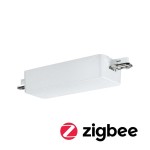 Paulmann 500.51 URail Schienenadapter Smart Home Zigbee 3.0 Dimm/Switch 155x56mm Weiß 