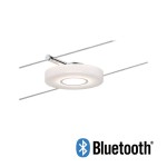 Paulmann 501.13 LED Seilsystem Smart Home Bluetooth DiscLED I Einzelspot 200lm 4,4W Tunable White dimmbar 12V Satin 