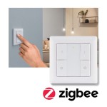 Paulmann 501.34 Wandschalter Smart Home Zigbee 3.0 On/Off/Dimm Weiß 
