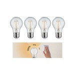 Paulmann 5083 Leuchtmittel Bundle 4x LED Allgebrauchslampe klar 4x 7,5W E27 230V 