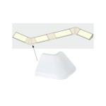 Paulmann 702.65 LED Strip Profil DeltaVerbinder Outside Corner 2 Stück Satin 