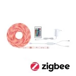 Paulmann 705.34 SimpLED LED Strip Smart Home Zigbee 3.0 RGB Komplettset 5m 20W 100lm/m 30 LEDs/m RGB 24VA 