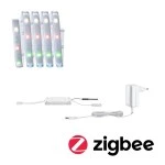 Paulmann 788.65 MaxLED 250 LED Strip Smart Home Zigbee 3.0 RGBW beschichtet Basisset 1,5m IP44 9W 180lm/m 30 LEDs/m RGBW+ 24VA 