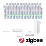 Paulmann 788.67 MaxLED 250 LED Strip Smart Home Zigbee 3.0 RGBW beschichtet Basisset 5m IP44 22W 180lm/m 30 LEDs/m RGBW+ 36VA 