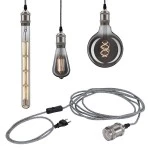 Paulmann 797.71 Neordic Pendelleuchte Eldar inkl. Stecker E27 max. 20W Grau#Nickel dimmbar Metall 