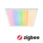 Paulmann 798.09 LED Panel Smart Home Zigbee Amaris eckig 595x595mm 35W 2400lm RGBW Weiß matt dimmbar 