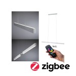 Paulmann 798.15 LED Pendelleuchte Smart Home Zigbee Aptare 2700K 2.050lm / 2.050lm 18 / 1x18W Alu gebürstet dimmbar 